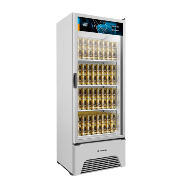 Cervejeira Expositor Vertical 220V Porta de Vidro 497 Litros VN50AH Optima Branca - Metalfrio
