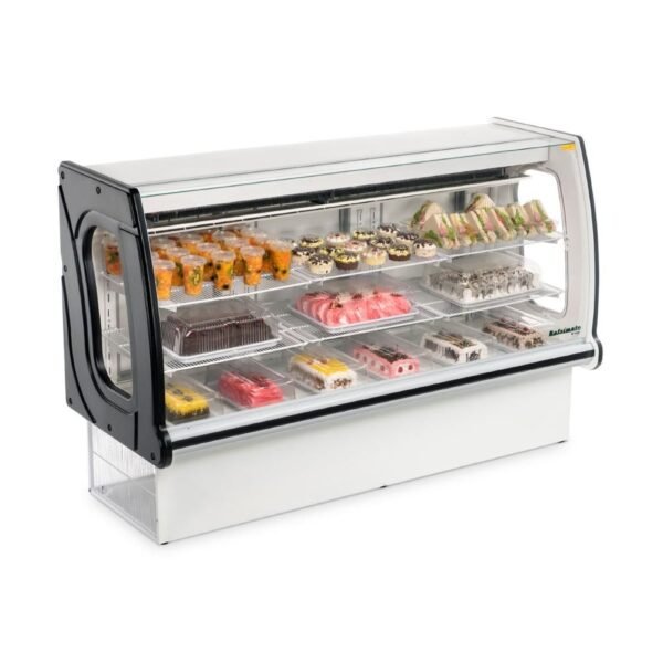 Vitrine New Panoramica Refrigerada Serpentina 1,79m, Vnprs 1790 Preto 220v - Refrimate