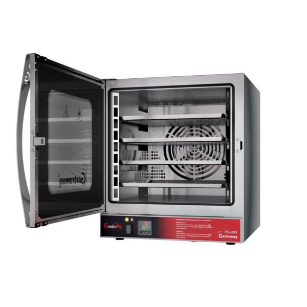 Forno Turbo Convector Cocção Inox Monofásico 220v Digital FC35 D - Gastromaq - Imagem 2