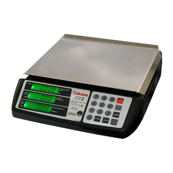 Balança Eletrônica Digital Us 31/2 31 Kg Pop Z Com Bateria Bivolt - Urano