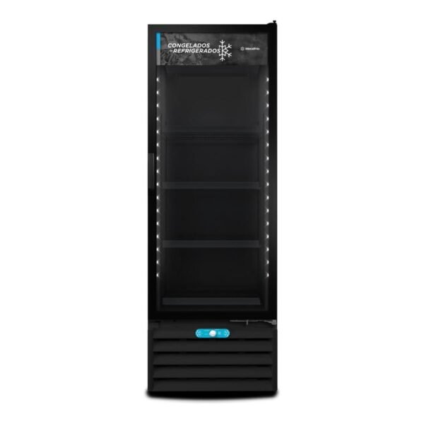 Freezer Conservador Vertical 220V Dupla Ação Porta de Vidro 512 Litros Vf55AH All Black - Metalfrio - Imagem 2