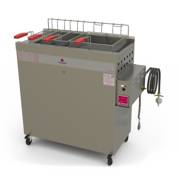 Fritadeira Industrial Tacho Fritador Água e Óleo 36 L Progás PR-3000 BPAT Gás Baixa Pressão