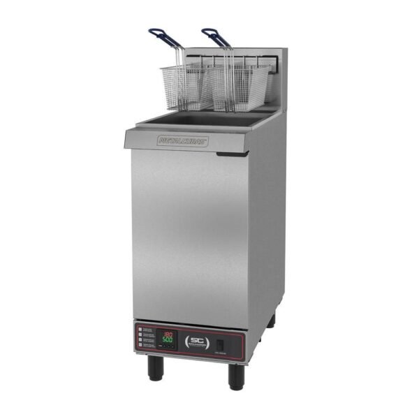 Fritador A Gás Industrial 30 Lts 2 Cestos Óleo BP Zona Fria C/ Válvula FOG 2C Premium Bivolt - Metalcubas