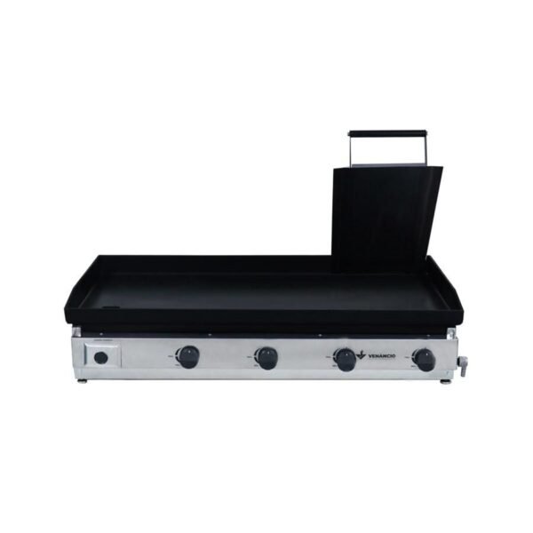 Chapa Bifeteira Lanche Sanduicheira a Gás Inox 100 Cm com Prensa C100P - Venâncio