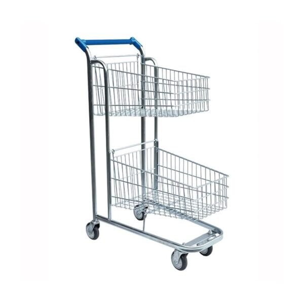 Carrinho Supermercado 90 Lts Duplo Sa Gondolas
