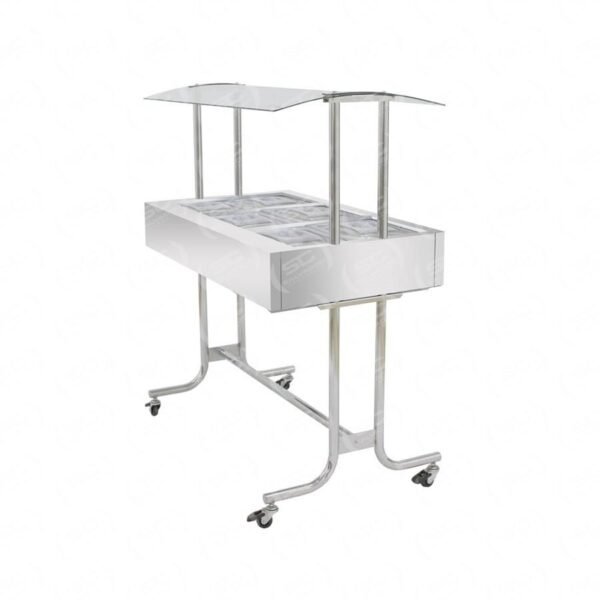 Buffet Estufa Aquecimento Cromado 6 Cubas Quentes EA6M - Venâncio