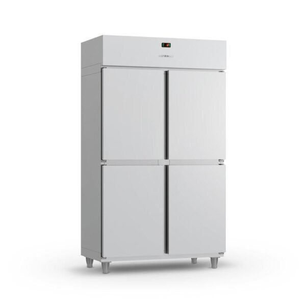 Mini Câmara 4 Portas Congelados -10 a -18ºC Linha Comercial Inox Ar Forçado MCCO4P - Refrimate 220V