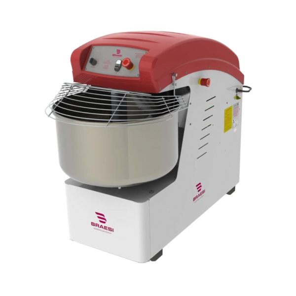 Amassadeira Espiral 40kg massa 2 Velocidades Trifásica AES-40 - Braesi