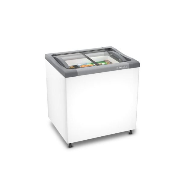 Freezer Horizontal Congelados Tampa Vidro 144L NF20S Metalfrio