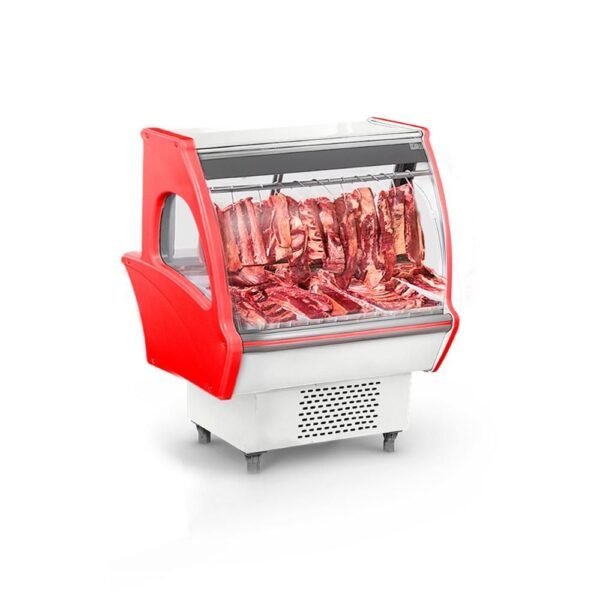 Balcão Expositor Açougue Plus 1,50m Eap 1500 Vermelho - Refrimate Gancheira 220V