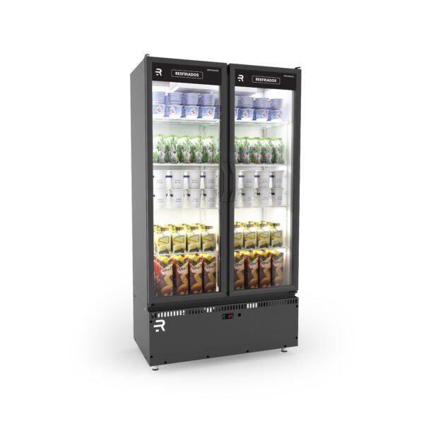 Auto Serviço Vanguard Resfriados 2 Portas 0 a 7 ºC ASVR2PPB Branco Int. Preto Ext. 220V - Refrimate