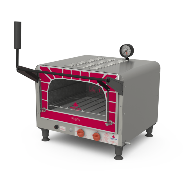Forno Lastro Pedra Refratária Gás Baixa Pressão Mini Chef PRP-400 G Style G2 - Progás