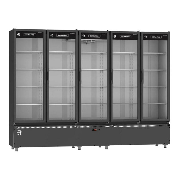 Auto Serviço Vanguard Extra Frio 5 Portas -5 ºC ASVEF5PVPB Preto/Branco 220V - Refrimate