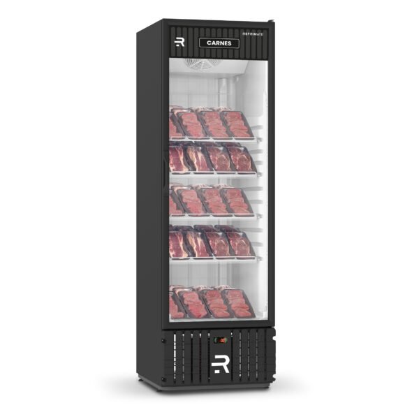 Visa Cooler Carne Embalada Porta de Vidro 0 a 5 ºc 570l VCCA570PVPB 220v - Refrimate