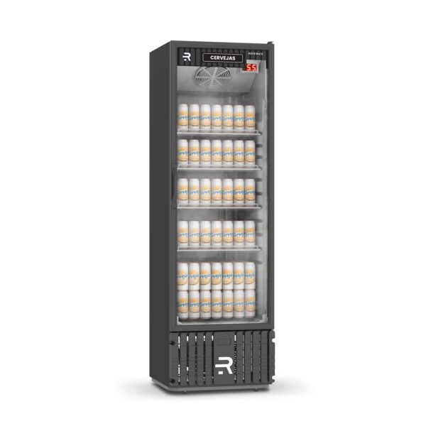 Visa Cooler Cervejeiro Porta de Vidro -5,5 a 4 ºC 400L VCCE400PVPB 220V - Refrimate