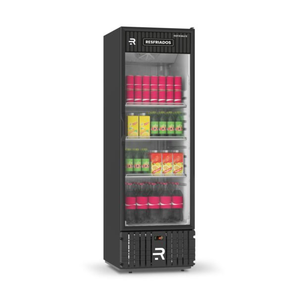 Visa Cooler Multiuso Refrigerador Comercial Porta de Vidro 0 a 7 ºC 570 Litros VCM570PVPP Preto 220V - Refrimate