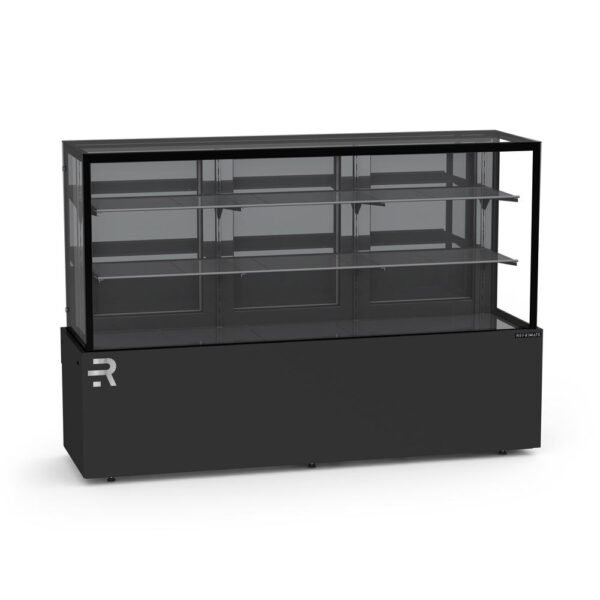 Confeitaria Vanguard Top Refrigerada 180cm Ar Forçado 3 a 10ºc CVTR 1800 220V Total Preto Refrimate