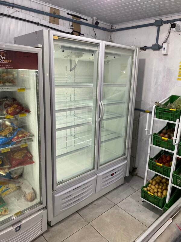 Visa Cooler Resfriados 2 Portas 0 a +8 ºC Branco 220V - Chimafrio - Imagem 3